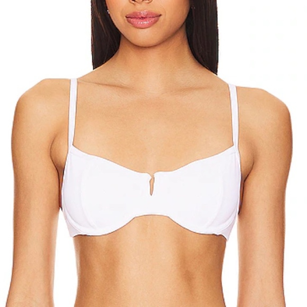 LSPACE Hunter Underwire Top in White Size S